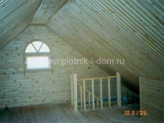 Отделка мансарды