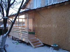 Пристройка веранды к дому